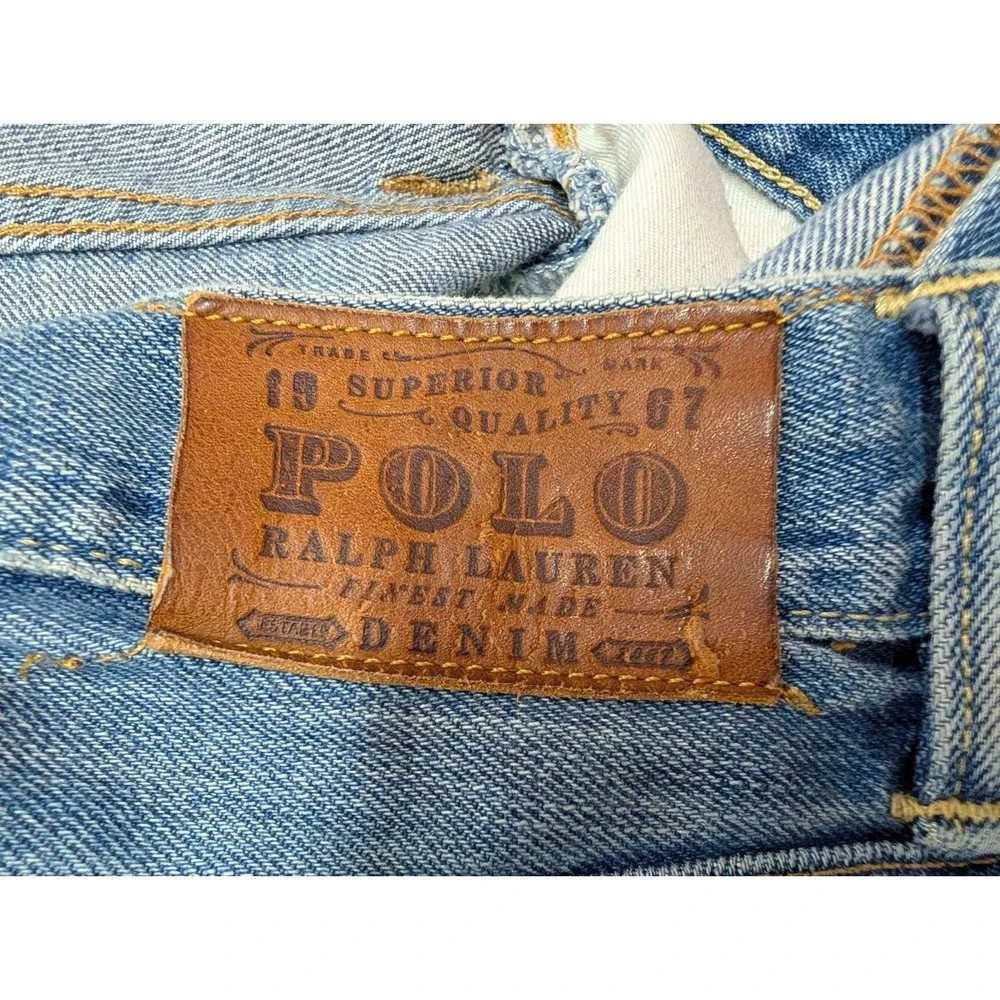 Polo Ralph Lauren Jeans Men's 36Tx30 Blue‎ Classic Straight Denim Casual Pants